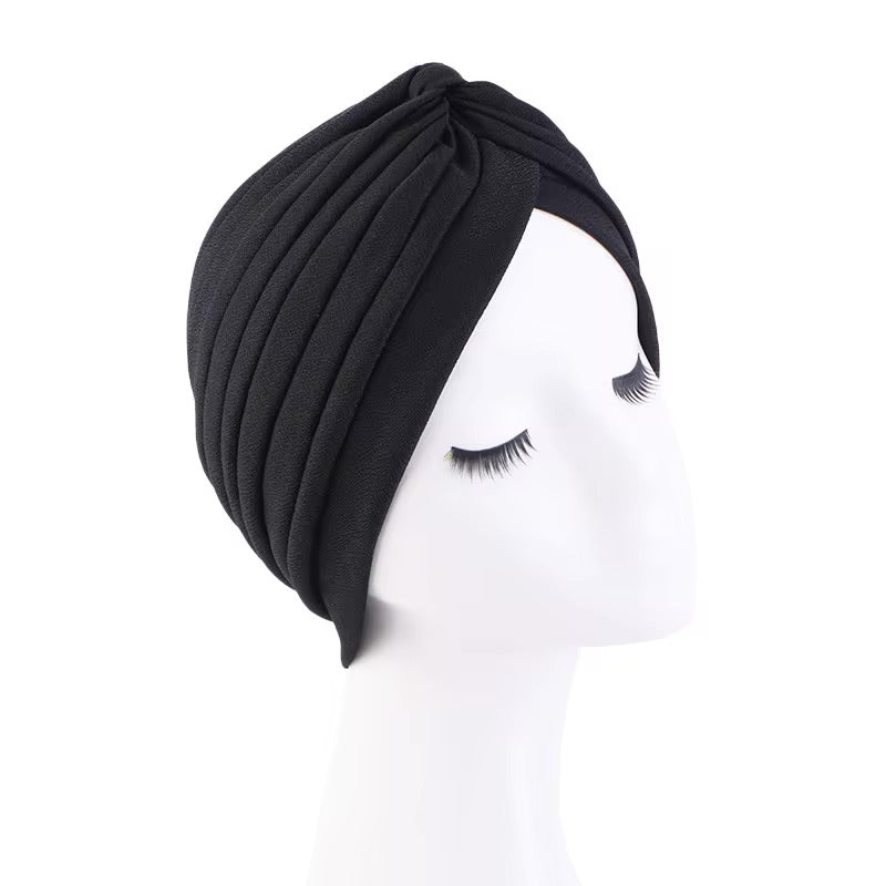 Pleated Twist Turban